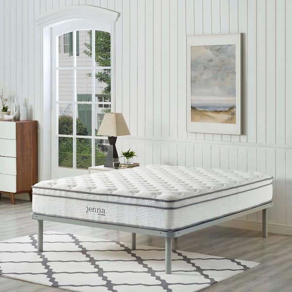 MODWAY Jenna 10in. Medium Foam Tight Top California King Mattress