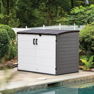 The Stow-Away Horizontal Plastic Storage Shed