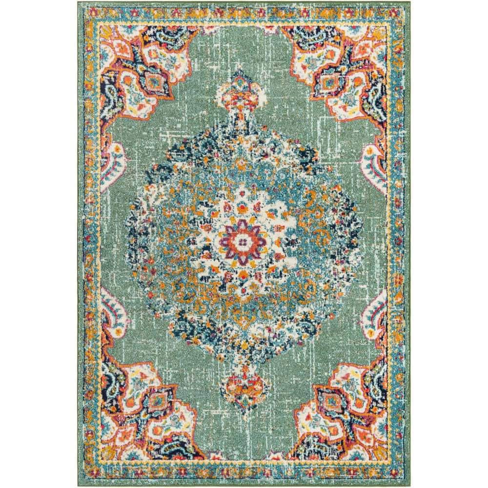 Penrose Alexis Green 6' 1 x 9' 0 Area Rug price history on PriceWatchPro
