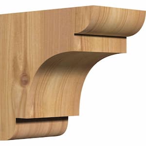 3-1/2 in. x 6 in. x 6 in. Western Red Cedar New Brighton Smooth Corbel