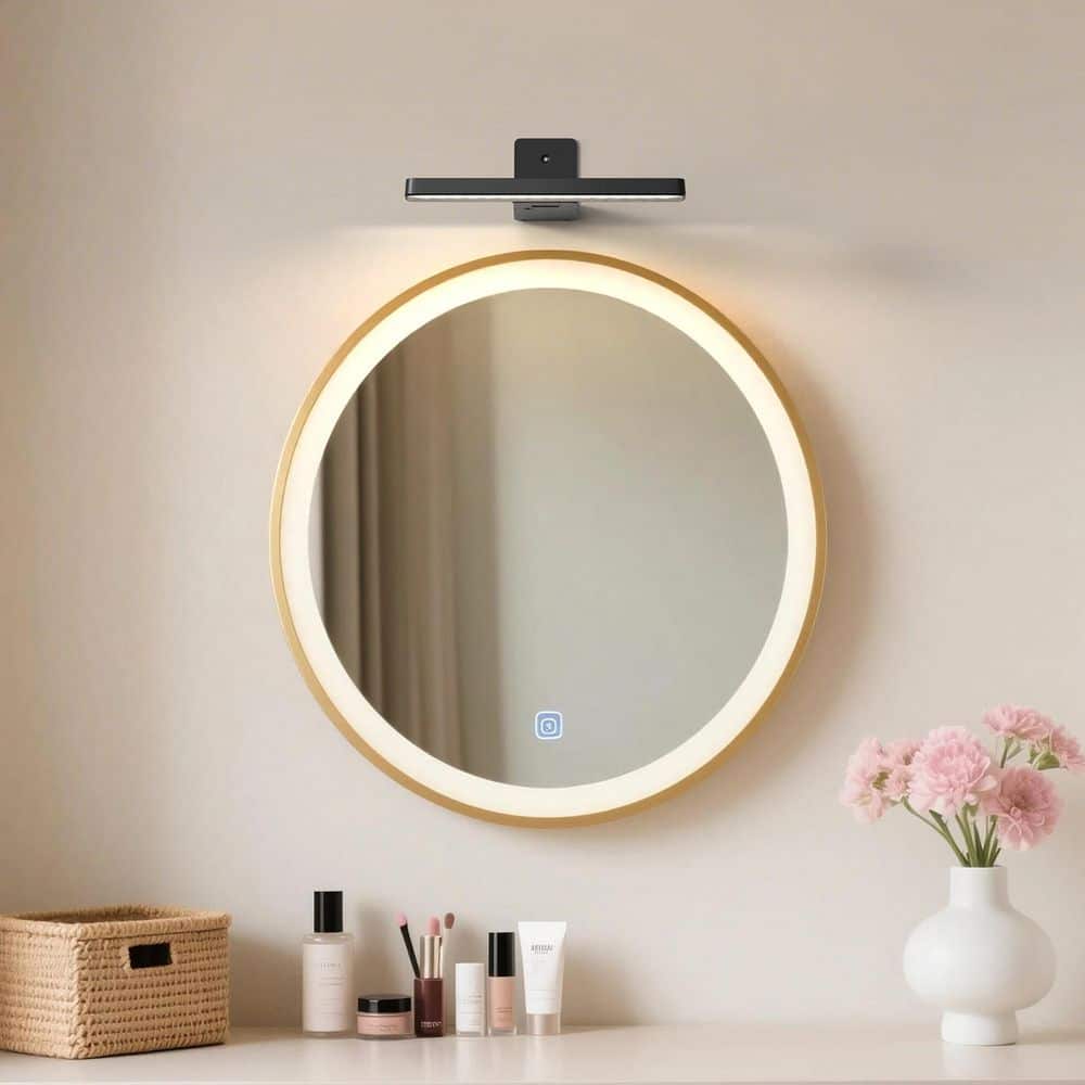 1.2W 9.5 in. Black Wireless Integrated LED Picture Light with 3-Color Temperature, Touch Control and Remote 1-Pack price history on PriceWatchPro
