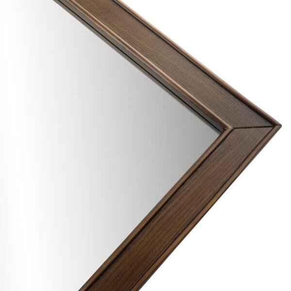28 in. W x 33 in. H Framed Rectangular Bathroom Vanity Mirror in Antique Coffee 28 in. W x 33 in. H Framed Rectangular Bathroom Vanity Mirror in Antique Coffee