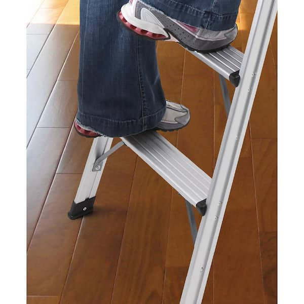 Metro Metals Aluuminium Platform Ladder (4 Stap) : : Home  Improvement