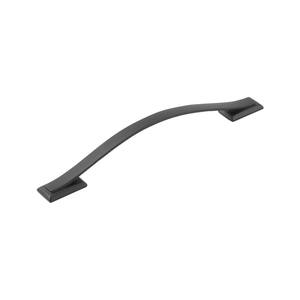 HICKORY HARDWARE Karat 6-5/16 in. (160 mm) Matte Black Cabinet Pull (10-Pack)  H077843MB-10B - The Home Depot