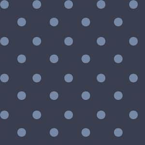 Button Spot Blue Wallpaper 125522 - The Home Depot