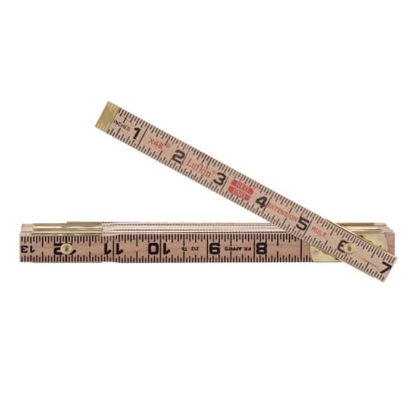 6 inch Natural Finish Wood Ruler