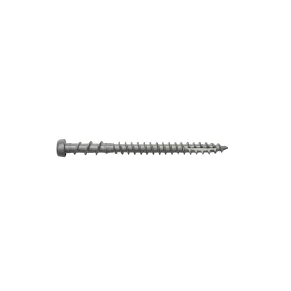 Trex 2-1/2 in. #10 Torx Flat Undercut Pebble Grey and Whidbey Color-Match Deck Screws 75 Count/Box
