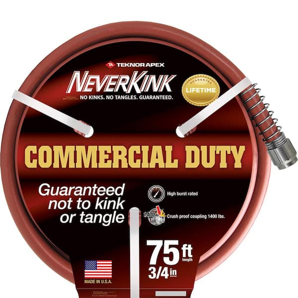 Neverkink PRO 3/4 in. Dia x 75 ft. Commercial Duty Water Hose