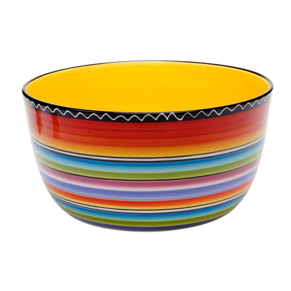 Certified International Tequila Sunrise Deep Serving Bowl 43549 The