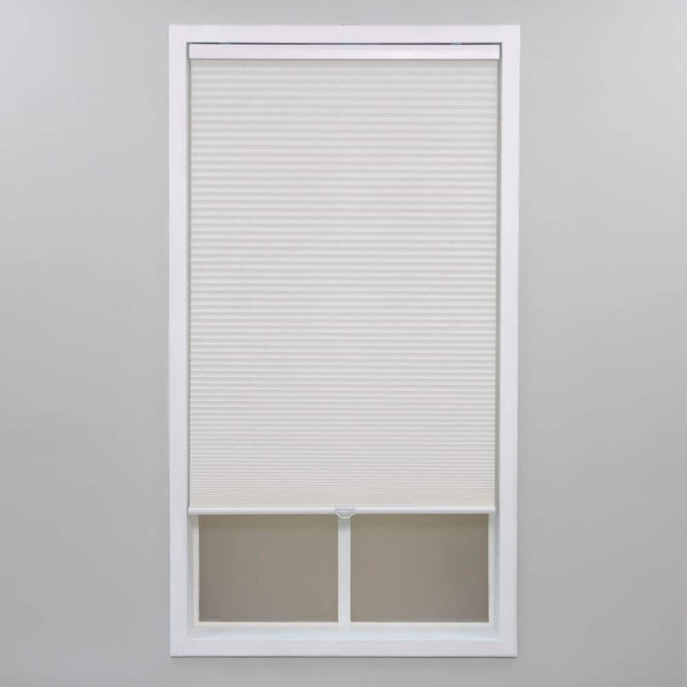 White Cordless Light Filtering Cellular Shade 33" x 64"
