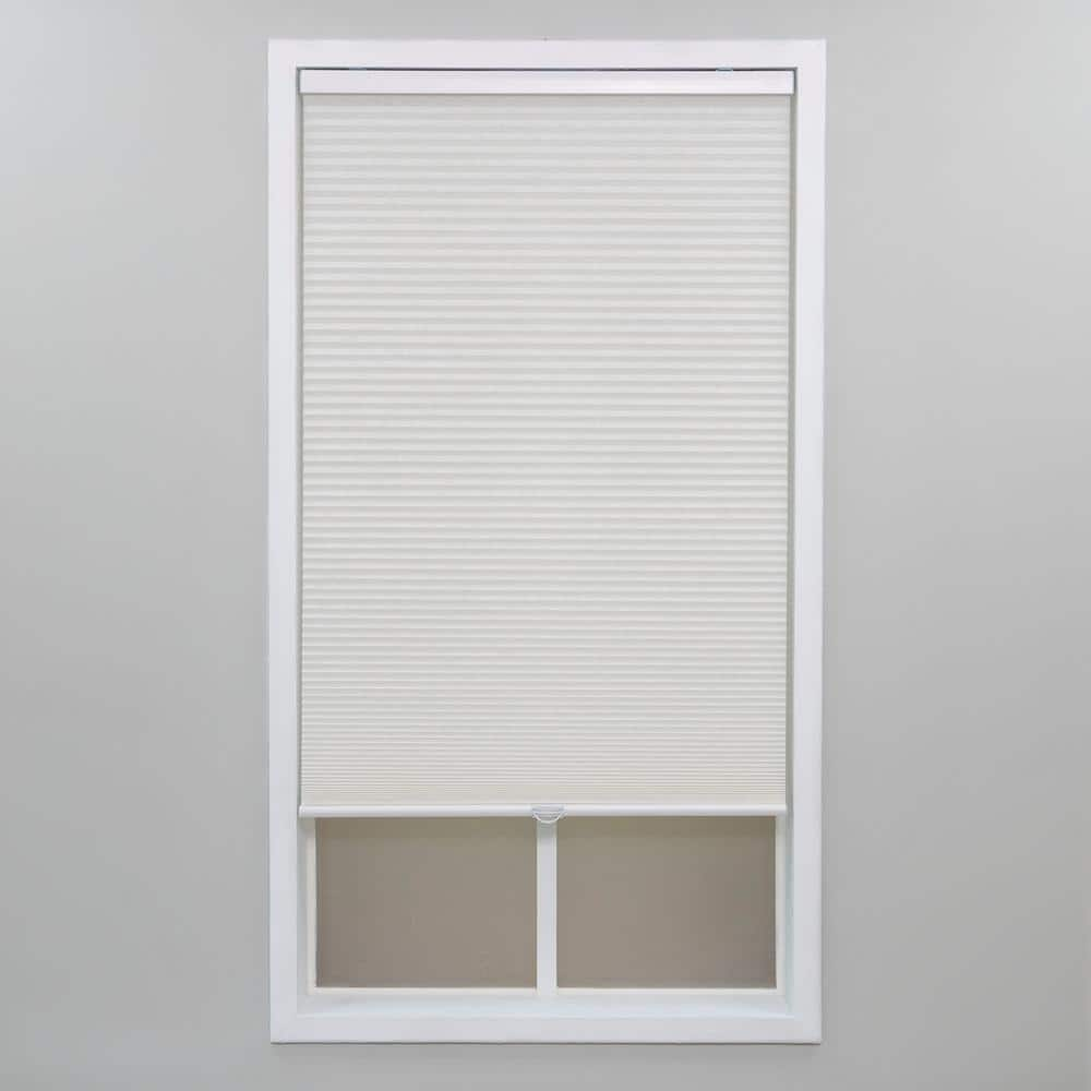 Perfect Lift Window Treatment White Cordless Light Filtering Polyester ...