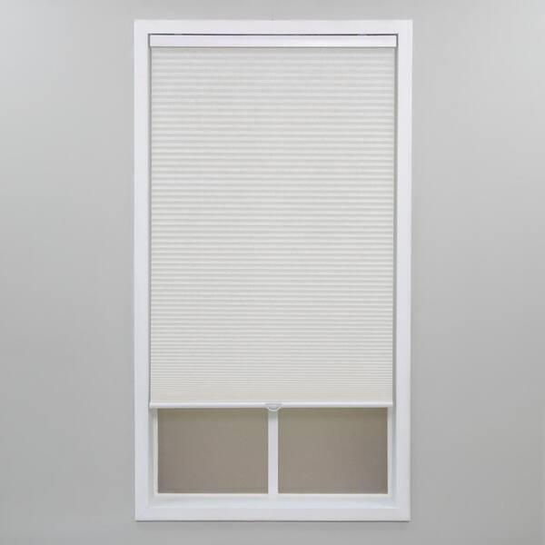 Perfect Lift Window Treatment White Cordless Light Filtering Polyester Cellular Shades - 48.5 in. W x 72 in. L