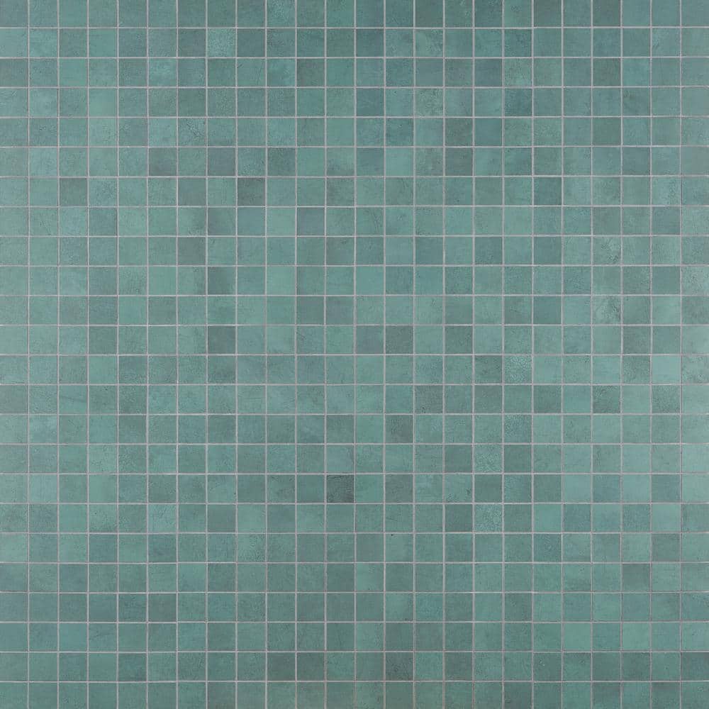 Forge Emerald 11.81 in. x 11.81 in. Matte Porcelain Floor and Wall Mosaic Tile (0.96 sq. ft./Each) price history on PriceWatchPro
