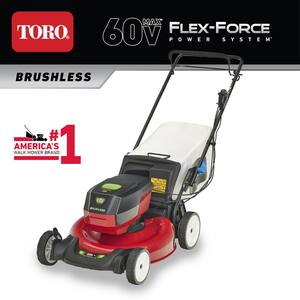 21 in. Recycler SmartStow 60-Volt Lithium-Ion Brushless Cordless Battery Walk Behind Mower RWD 5.0 Ah w/ Battery&Charger