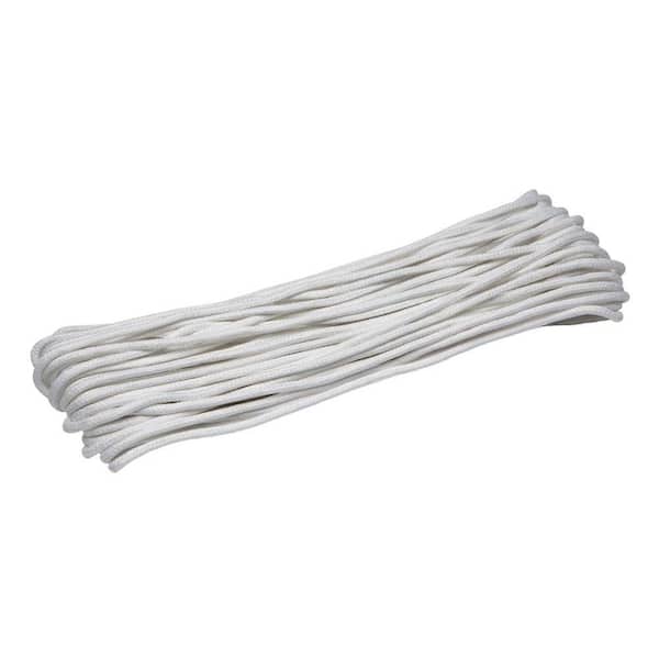 Everbilt 3/16 in. x 100 ft. Polyester Braided Outdoor Clothesline, White