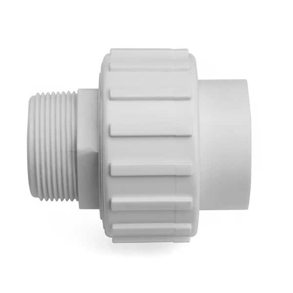  Boltigen 1-1/2 PVC Pool Pump Fitting Coupling, 1.5 NPT Male x  1.5 Slip Union Socket Joint Adapter Connector Replacement for Pool Spa Pump  : Patio, Lawn & Garden