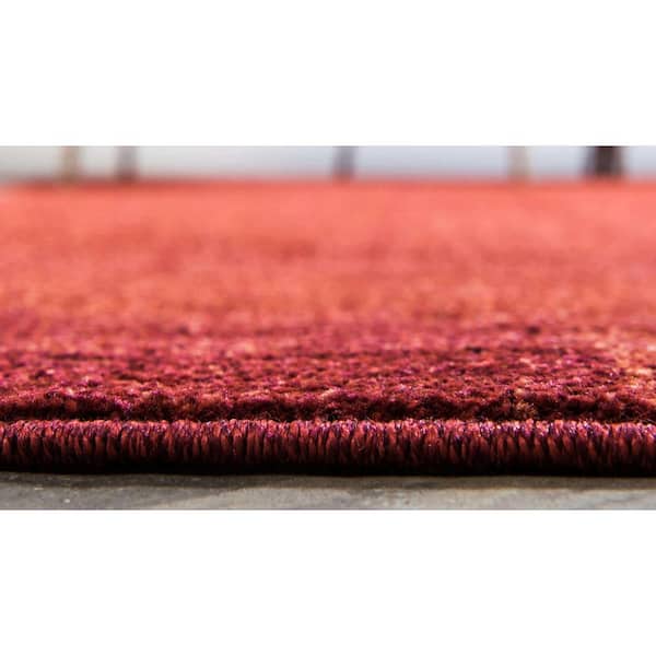 Unique Loom Del Mar Sarah Rust Red 2' 7 x 10' 0 Runner Rug