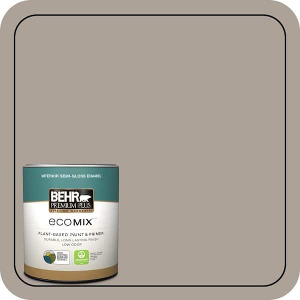 1 qt. #ECC-18-1 Quail Ridge Semi-Gloss Enamel EcoMix Plant-Based Interior Paint & Primer