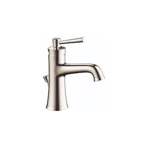 Joleena Single Handle Single Hole Bathroom Faucet in Polished Nickel