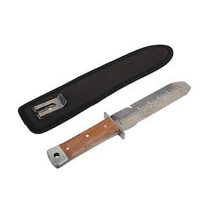 7 in. Stainless Steel Garden Knife with Sheath