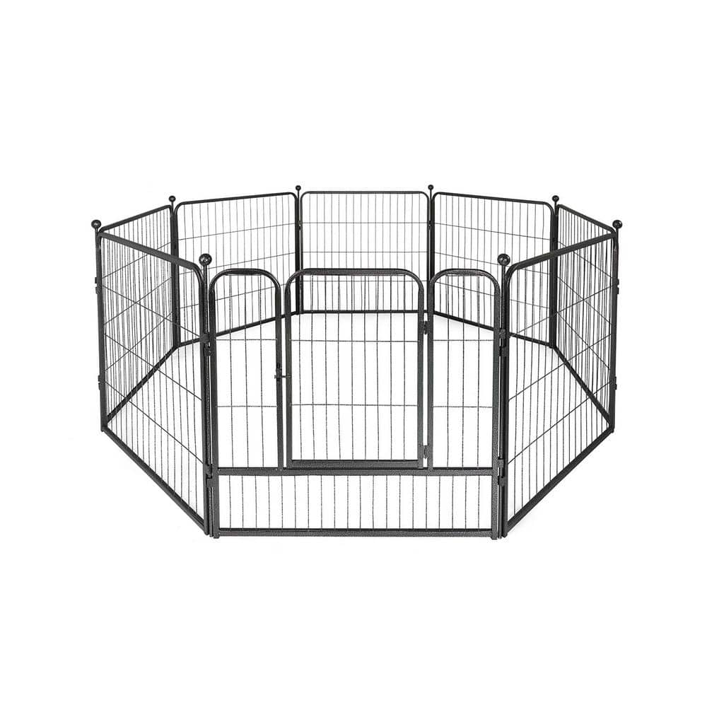 32 in. H Bold Metal Foldable Heavy-Duty Pet Playpen with Door, Indoor/Outdoor Portable Kennel (8-Panels) price history on PriceWatchPro