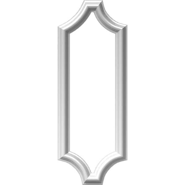 Ekena Millwork 8 in. W x 24 in. H x 1/2 in. P Ashford Molded Scalloped Wainscot Wall Panel