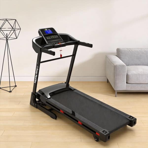 LIVACA FITSHOW Foldable Electric Treadmill with Automatic Incline
