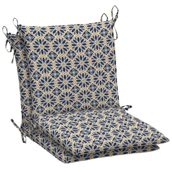 Arden Ellora Marine Mid Back Outdoor Chair Cushion (2-Pack)-DISCONTINUED