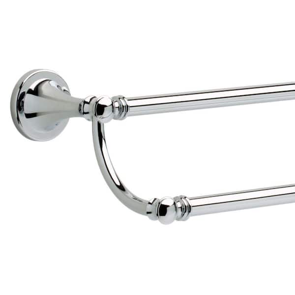 Delta Silverton 24 in Double Towel Bar in Polished Chrome 