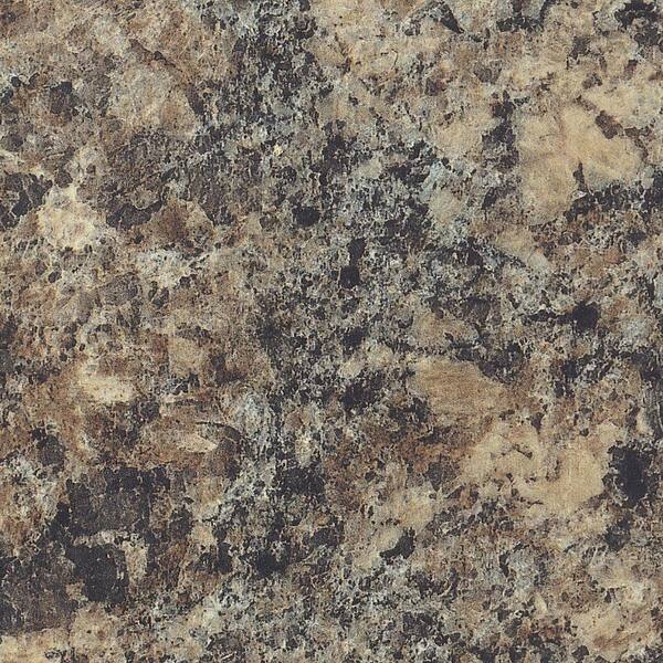FORMICA 5 in. x 7 in. Laminate Sheet Sample in Jamocha Granite with Premiumfx Etchings Finish