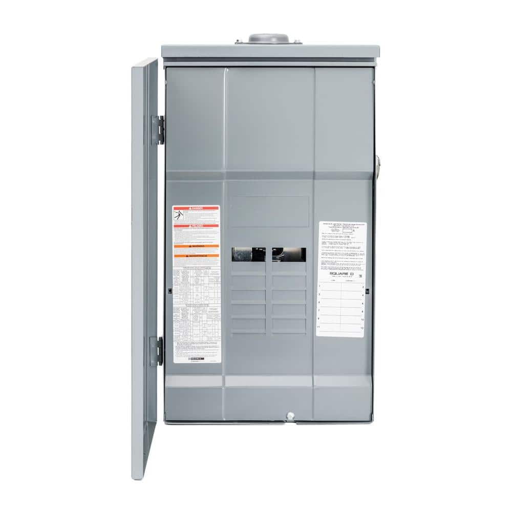 Square D Homeline 225 Amp 12-Space 12-Circuit Outdoor Main Lug
