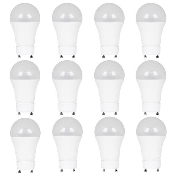 Feit Electric 60W Equivalent Warm White (3000K) A19 GU24 Dimmable LED Light Bulb (Case of 12)