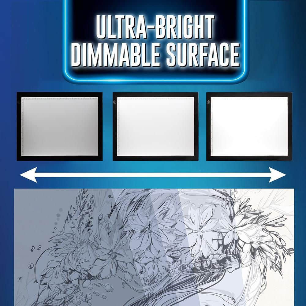 Ultra-Thin USB Powered LED Light Pad for Drawing and Tracing