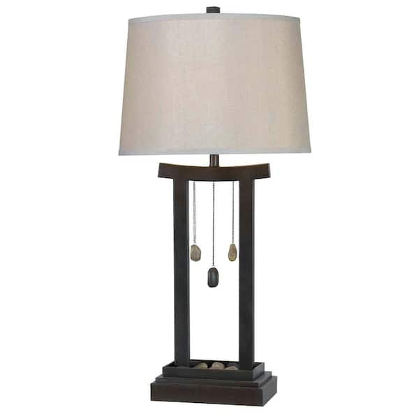 Kenroy Home Chimes 31 in. Copper Bronze Table Lamp