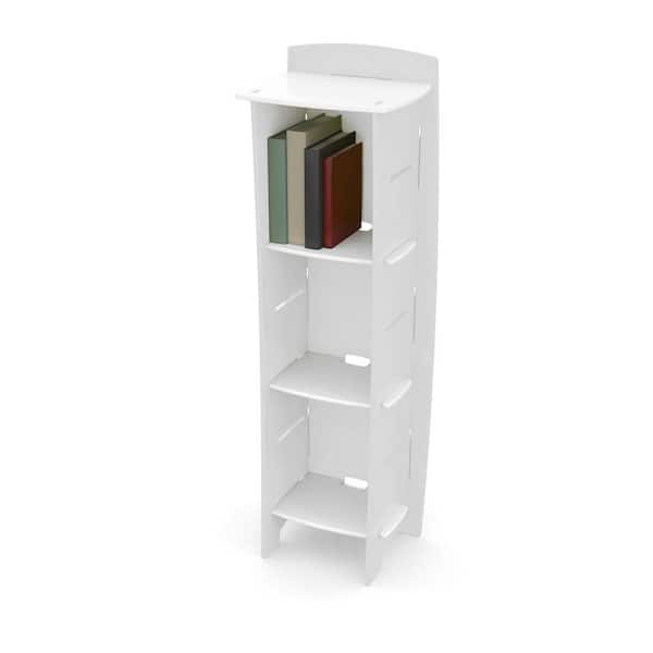 Legare Kid's Bookcase with 3 Shelves in Classic Collection White and White