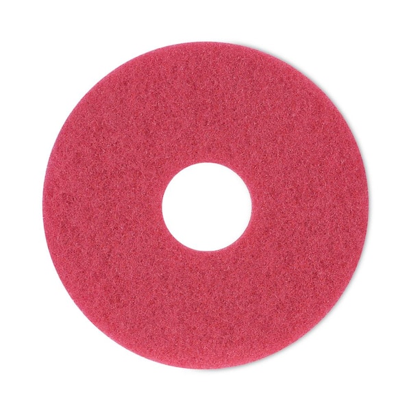 Premiere Pads 12 in. Dia Standard Buffing Red Floor Pad