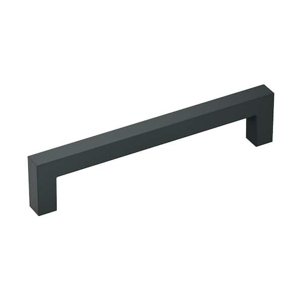 Monument 5-1/16 in. (128mm) Modern Matte Black Bar Cabinet Pull