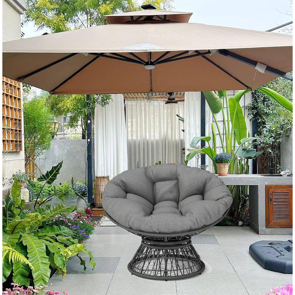 Buy XRBCNMM Outdoor Rocking Chair Comfy Ergonomic Wicker Papasan