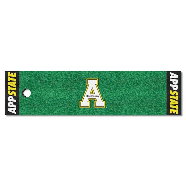 FANMATS 1.5 ft. x 6 ft. Appalachian State Mountaineers Putting Green Mat