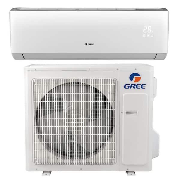 Gree Livo 28000 Btu Ductless Mini Split Air Conditioner With Inverter Heat And Remote 230volt Livs30hp230v1b The Home Depot