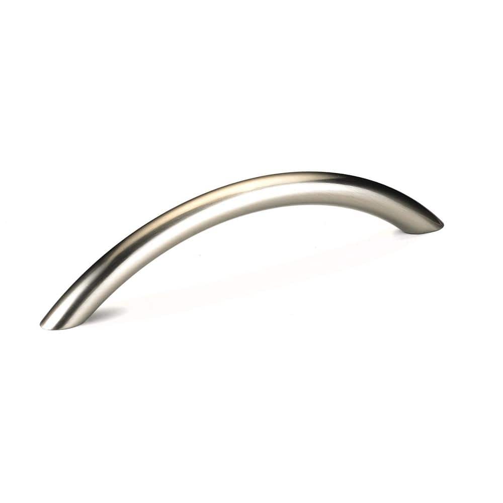 Arverne Collection 3-3/4 in. (96 mm) Modern Brushed Nickel Cabinet Arch Pull price history on PriceWatchPro