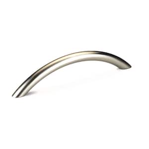 Arverne Collection 3 3/4 in. (96 mm) Brushed Nickel Modern Cabinet Arch Pull