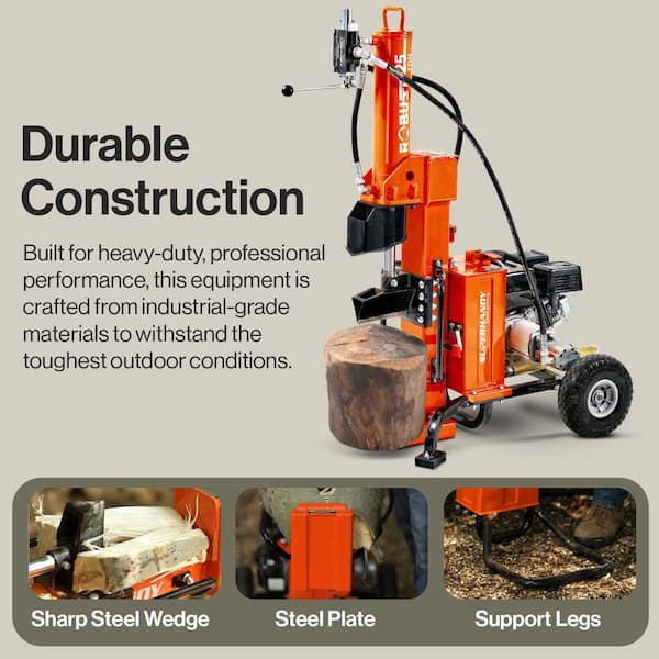 SuperHandy 25 Ton Gas Log Splitter GUO096 - The Home Depot