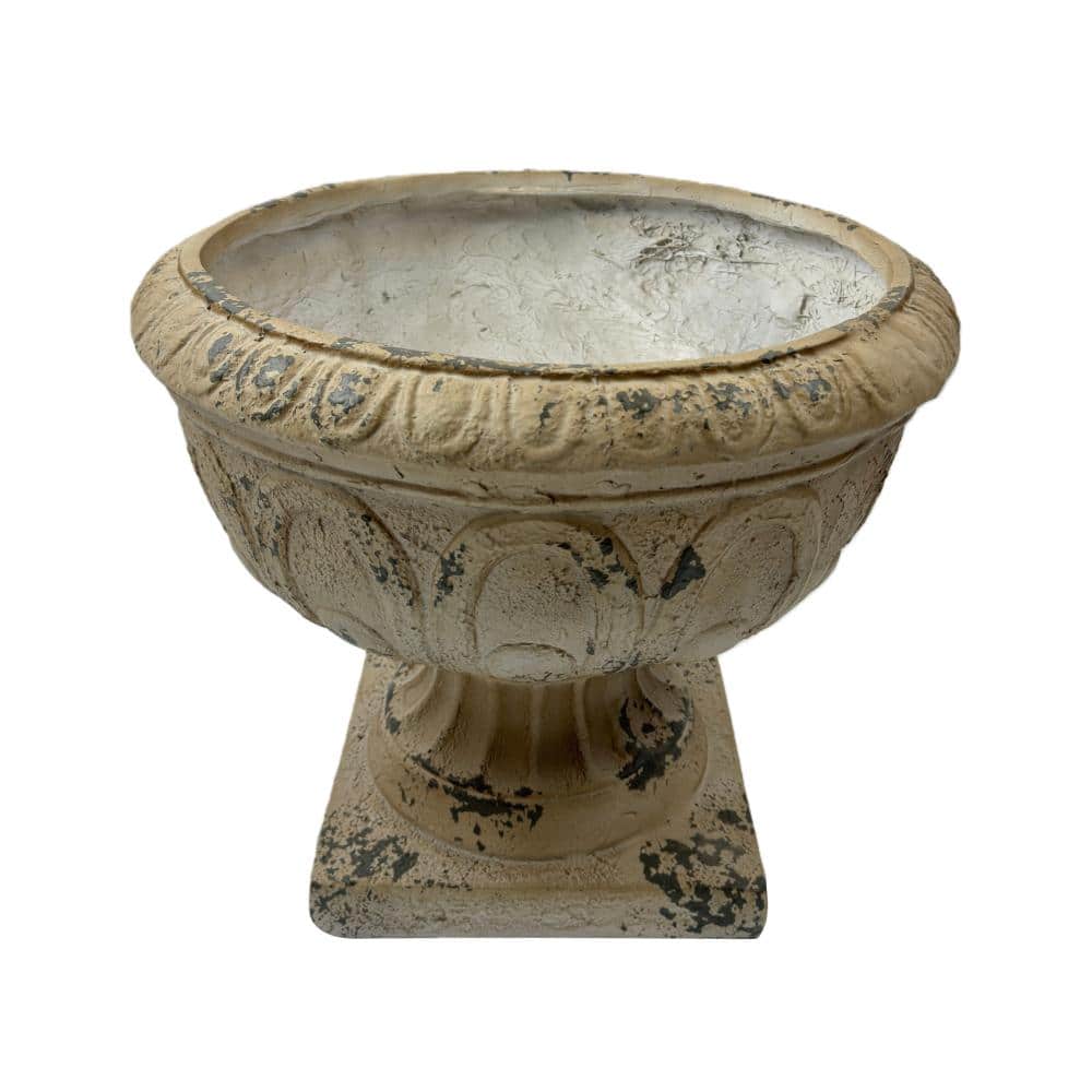 17.71 in Antique White Magnesium Oxide Garden Planter for Patio price history on PriceWatchPro