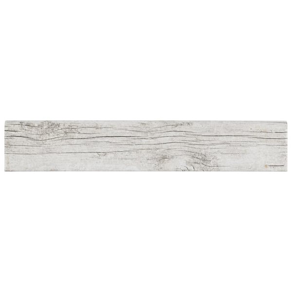 Merola Tile Battiscopa Cottage White 3-1/8 in. x 17-5/8 in. Ceramic Wall Tile (0.39 sq. ft./Each)