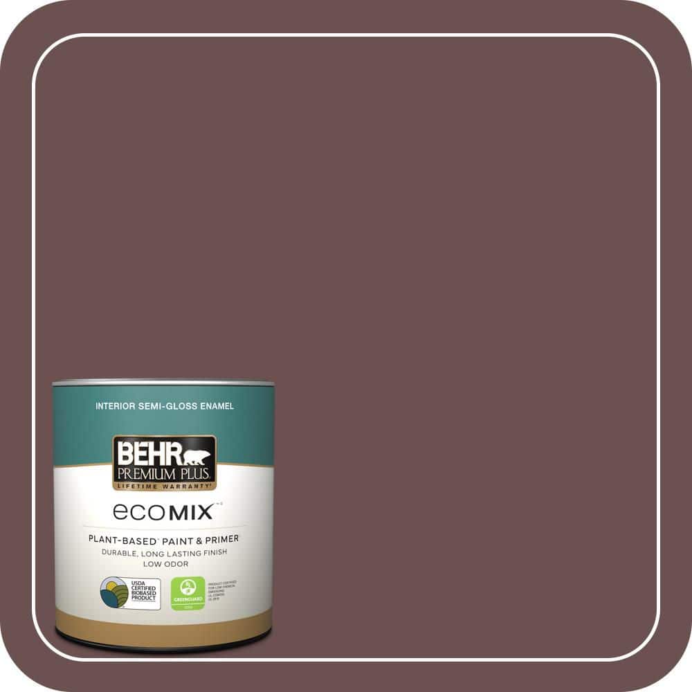 1 qt. #130F-7 Semi Sweet Semi-Gloss Enamel EcoMix Plant-Based Interior Paint & Primer price history on PriceWatchPro