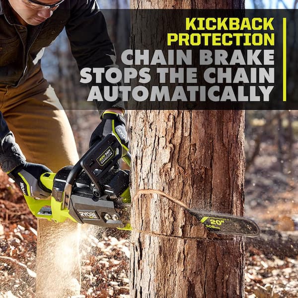 RYOBI 40V HP Brushless 20 in. Battery Cordless Electric Chainsaw