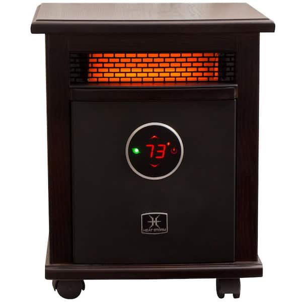 Heat Storm Logan Deluxe 1,500-Watt Infrared Quartz Portable Heater with Built-In Thermostat and Over Heat Sensor