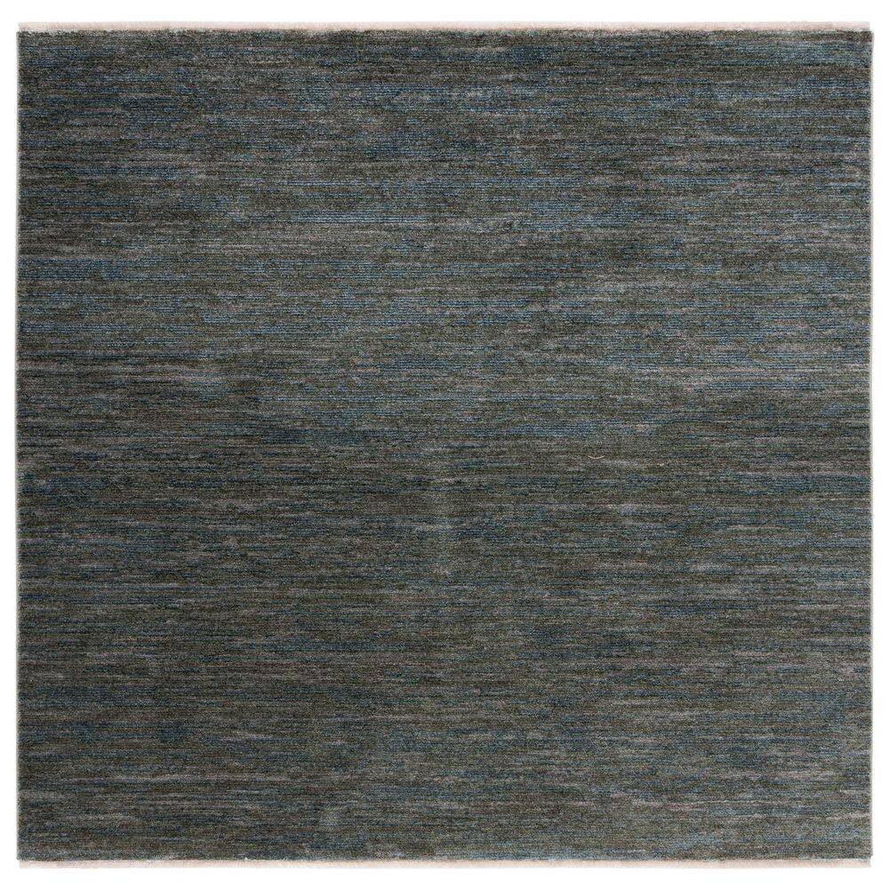 Lasa 4 ft. x 4 ft. Green/Gold Distressed Striped Square Area Rug price history on PriceWatchPro