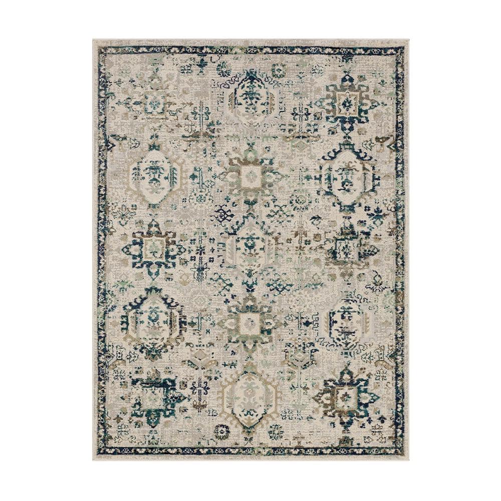 Medallion Cream 4 ft. x 6 ft. Indoor Area Rug price history on PriceWatchPro